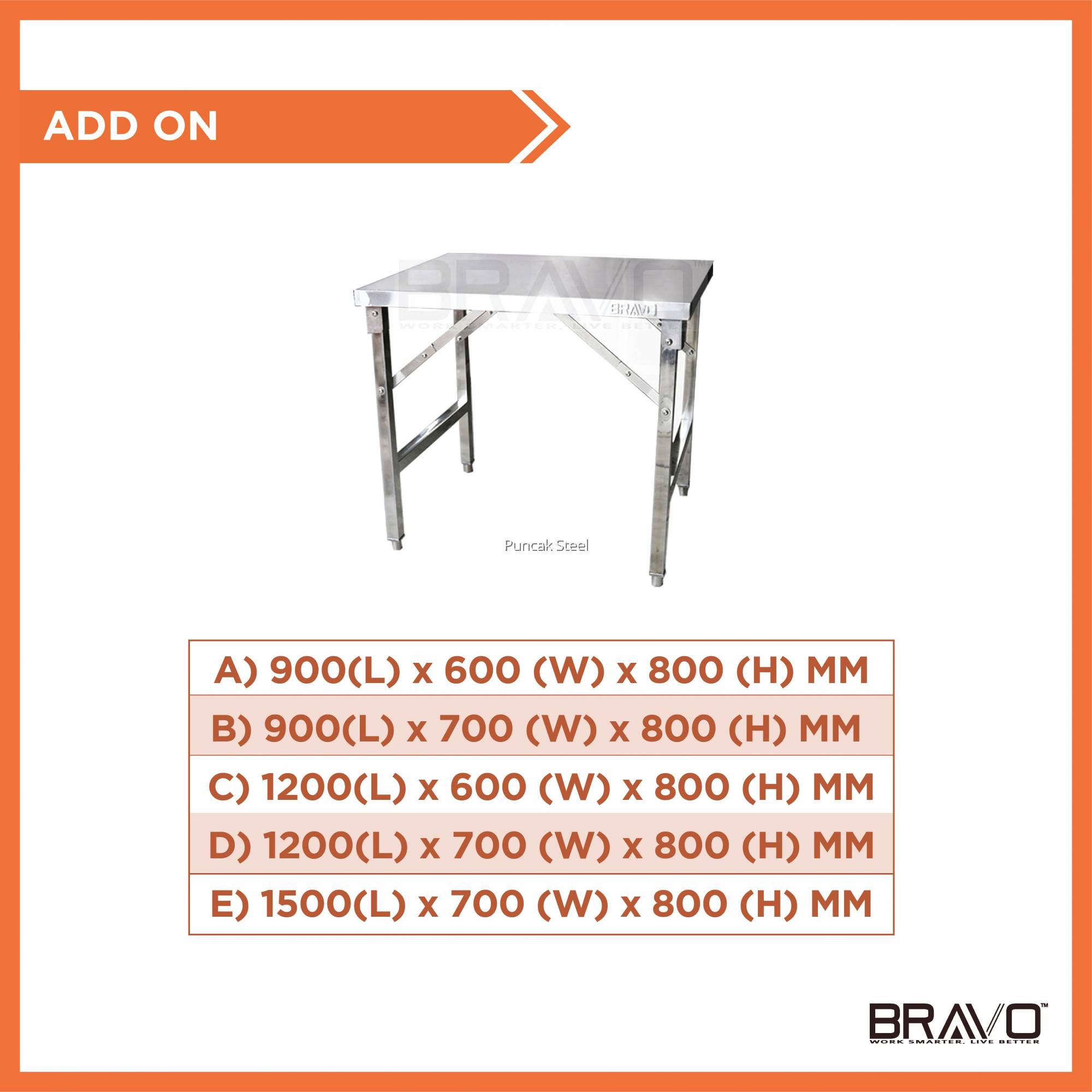 Bravo X Inch Layer Commercial Heavy Duty Portable Foldable Adjustable Dining Banquet