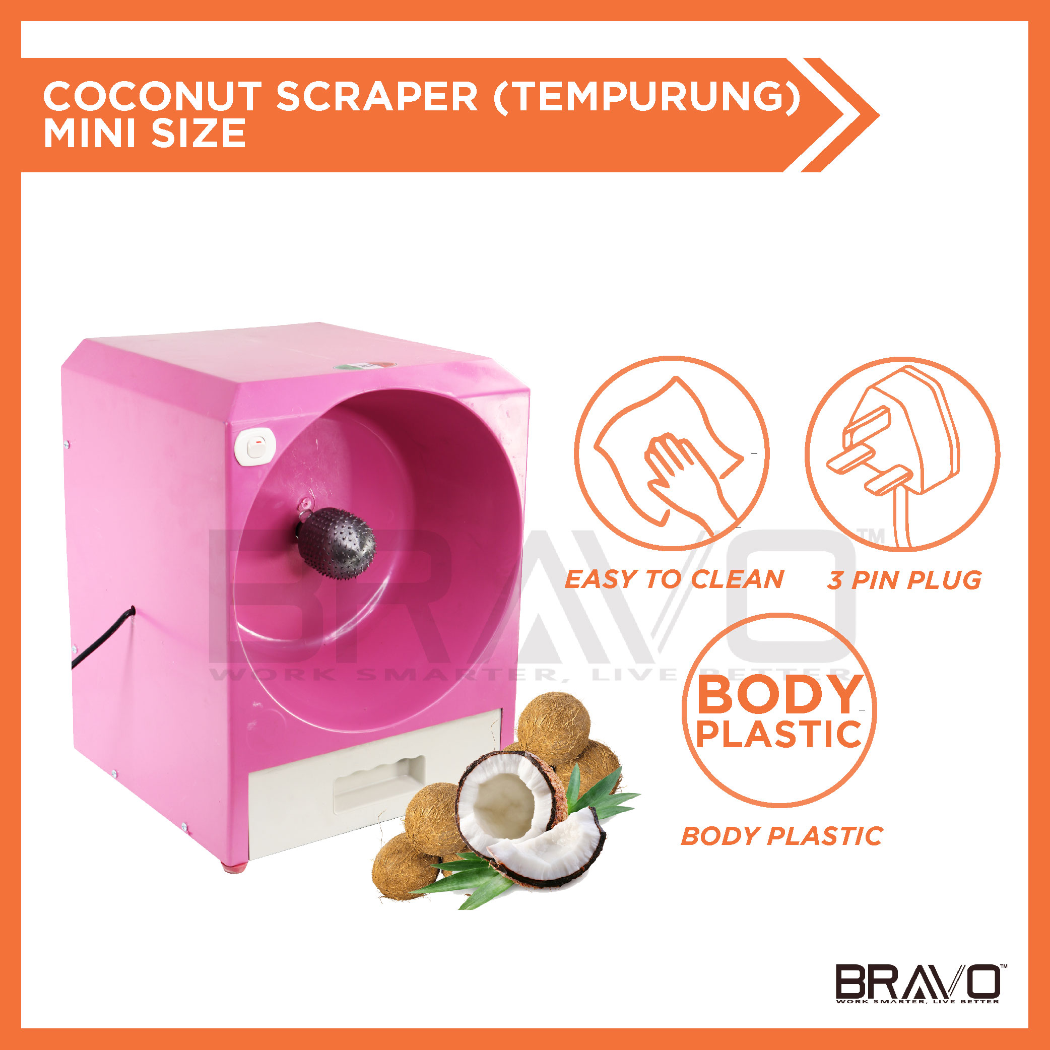 Electric Coconut Scraper/Coconut scraping machine 