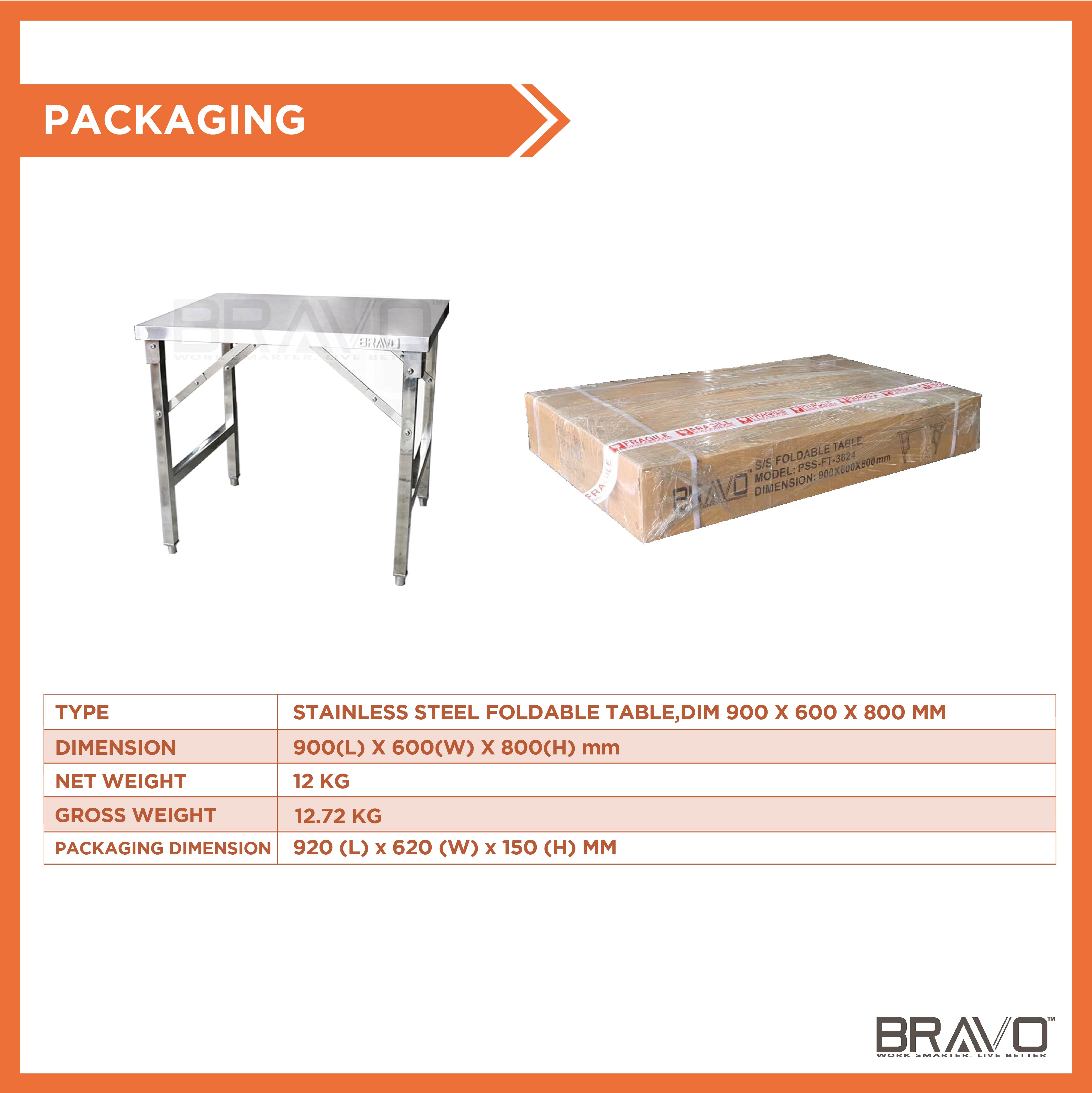 Bravo X Inch Layer Commercial Heavy Duty Portable Foldable Adjustable Dining Banquet